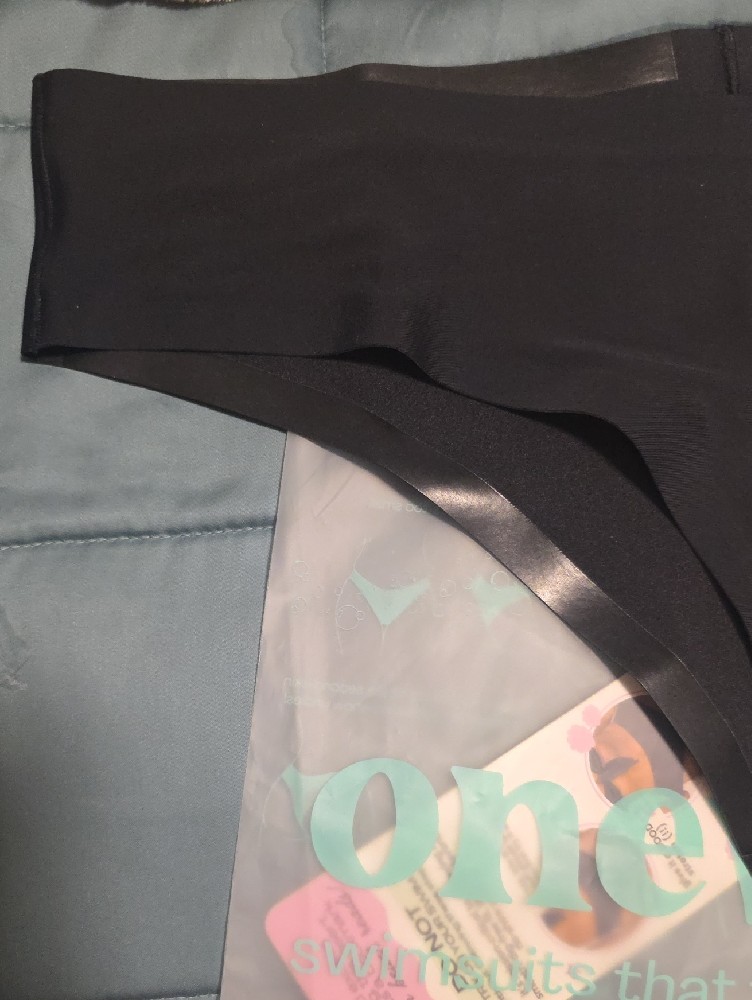 Onewith Abyss Black Seamless Bikini Bottom - Woodmont — image 3 of 7